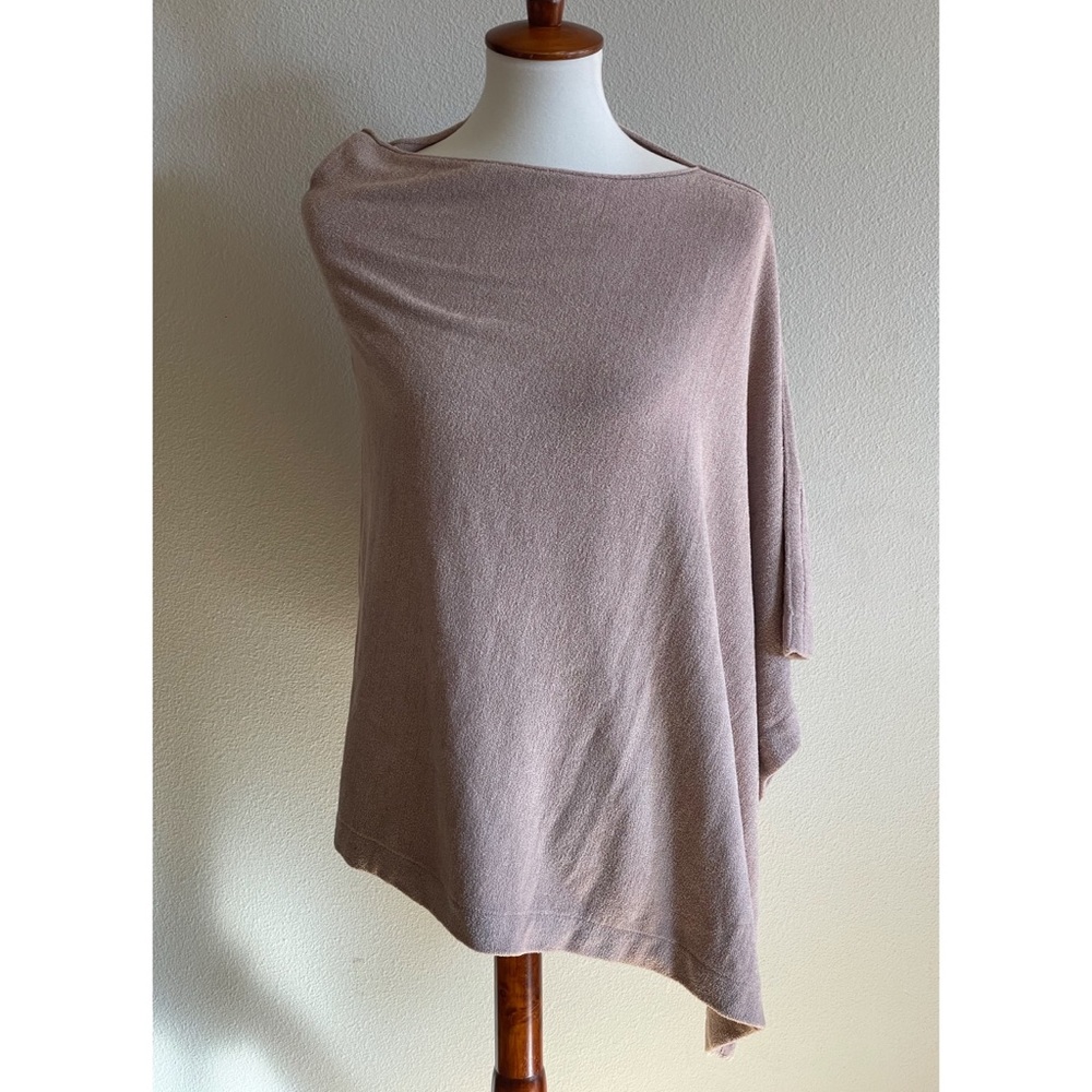 Barefoot Dreams CozyChic Ultra Lite Poncho - Vintage Rose